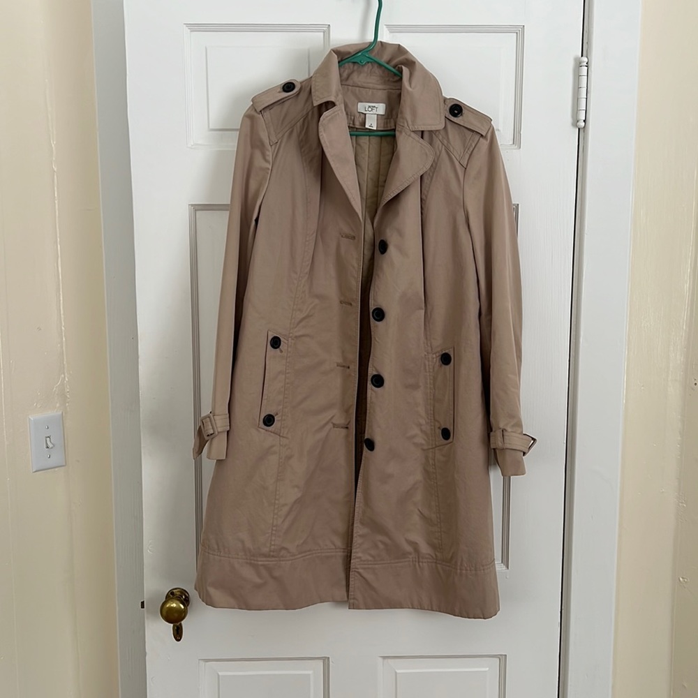 LOFT Trench Coat EUC
